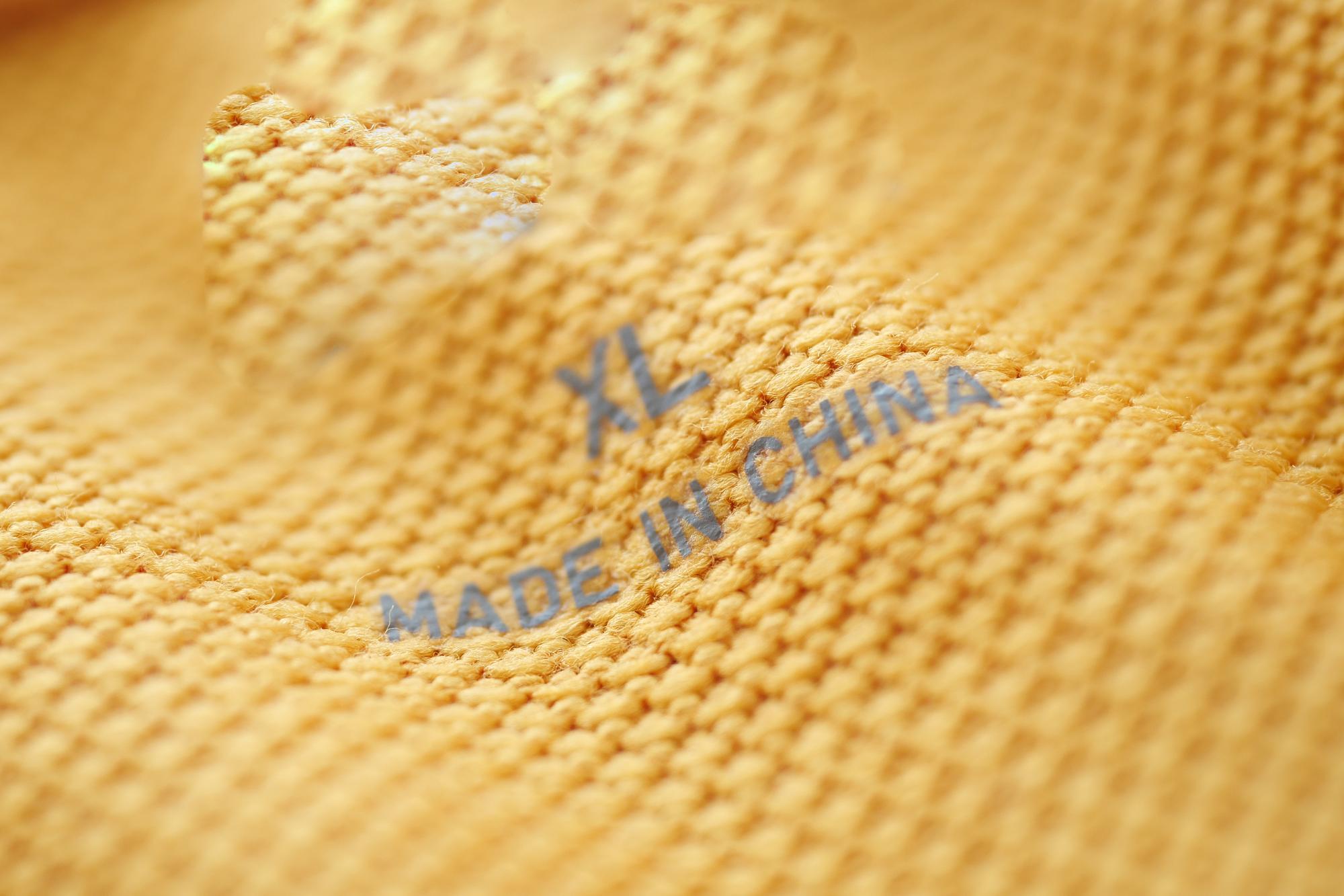 Close-up of textured linen embroidery